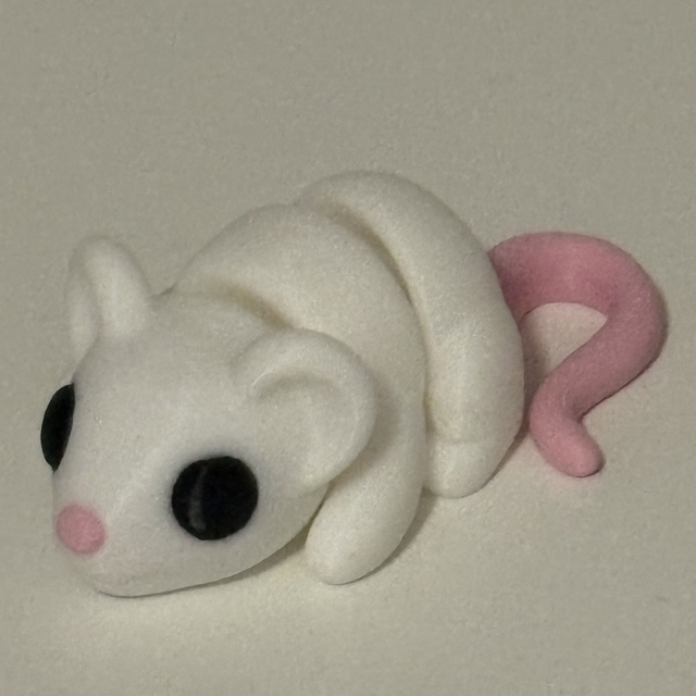 3D Printed White Mouse 