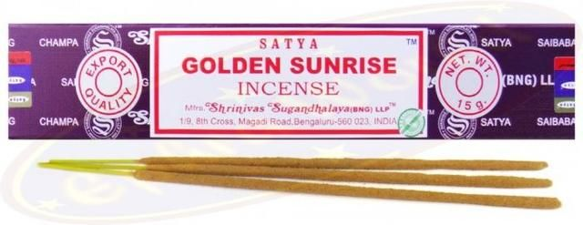 Satya Golden Sunrise incense sticks 15g 