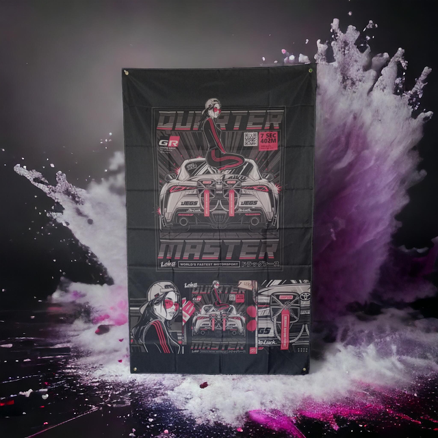 Drapeau Toyota Supra MK5 Magazine