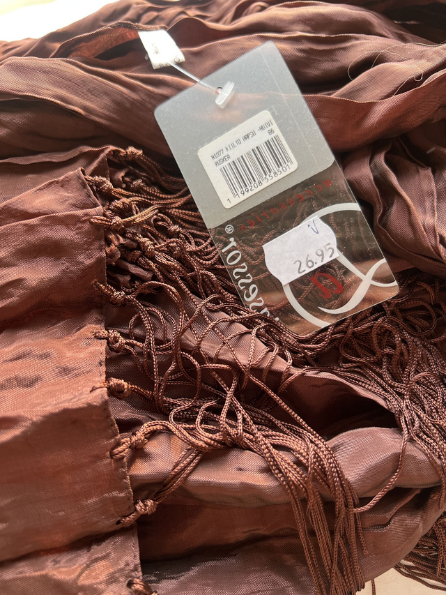 Lasessor Kiilto - hapsu huivi ruskea 