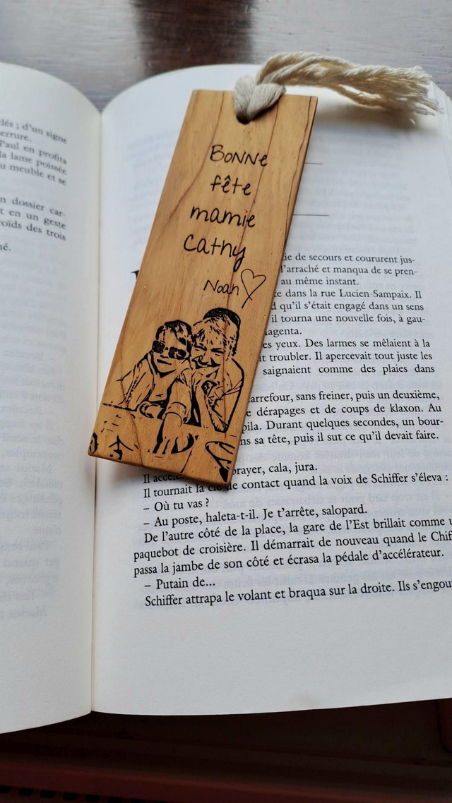 Marque-page personnalisé => SUR COMMANDE