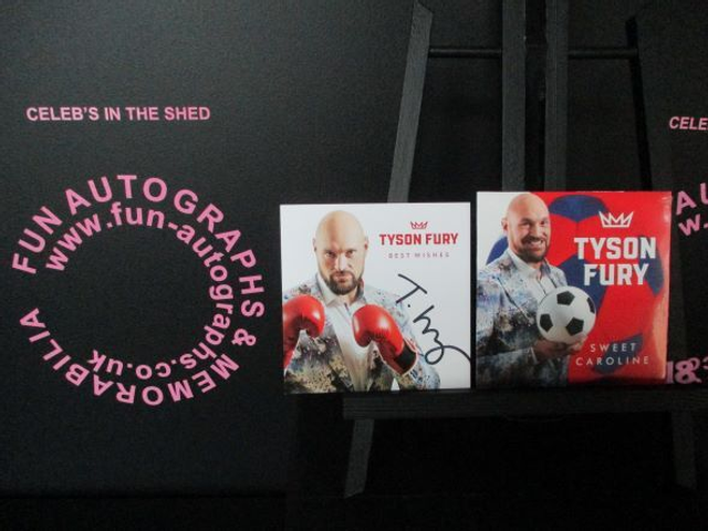 Tyson Fury - 'Sweet Caroline' Single + Authentic Autographed Single Insert Card (18)