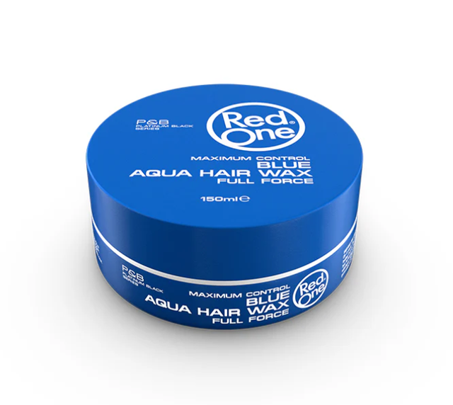Red One : Blue Aqua Hair Wax 5oz