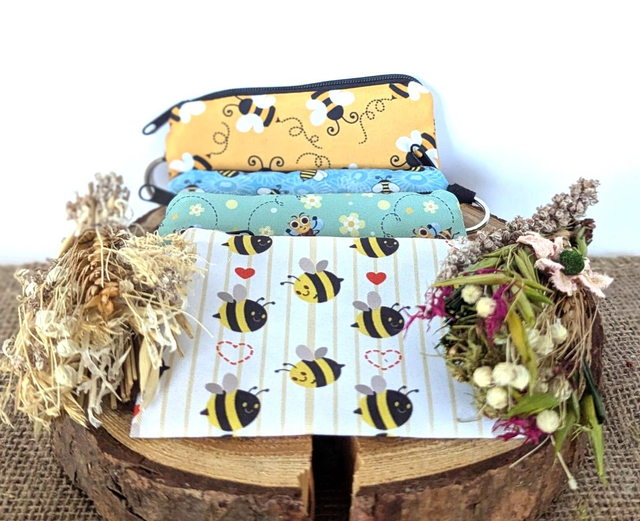 Bee and Flower purse