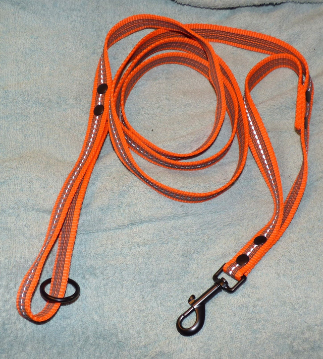 Antiglidkoppel med reflex och extra handtag, orange