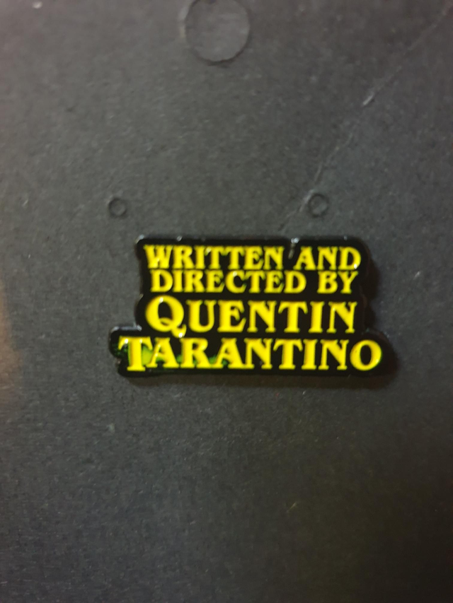 Written and Directed by QT Pin Badge 