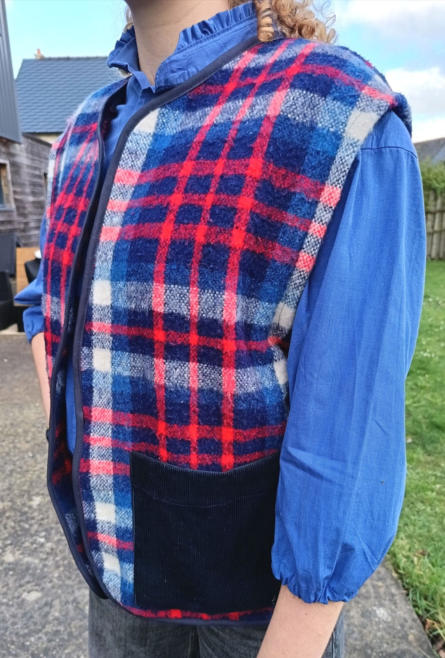 Gilet sans manche couverture