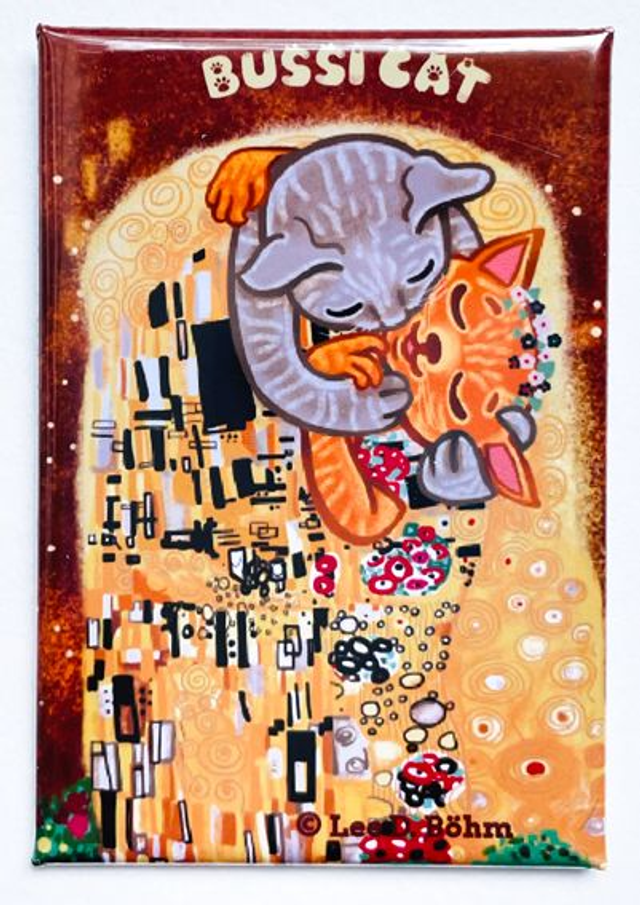 Artsy Cats Collection / Magnet "Bussi Cat"