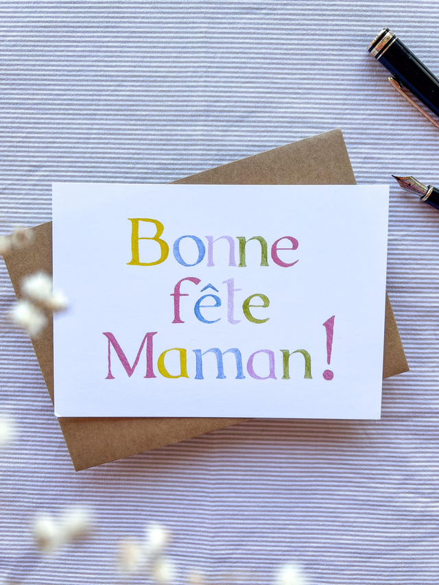 Carte Bonne fête Maman !