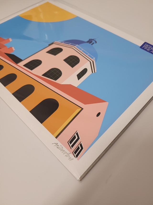 Worthing Dome Signed Giclée A4 Print - JP-114