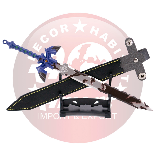 Llavero espada maestra de Zelda del juego Tears of the Kingdom A11778, de 23.5 cm