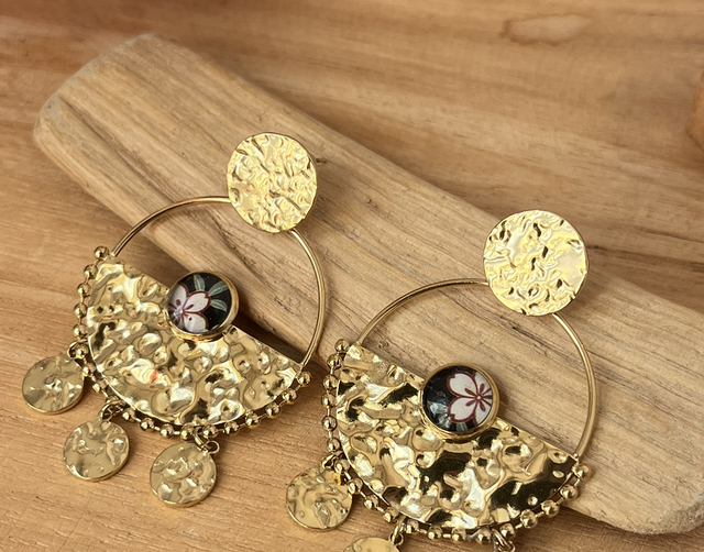 Boucles d’oreilles acier inoxydable 