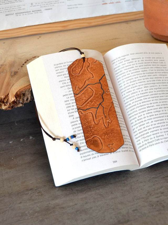 Marque-page "Gorges de l'Ardèche" - 2 / Au bord du Rieussec