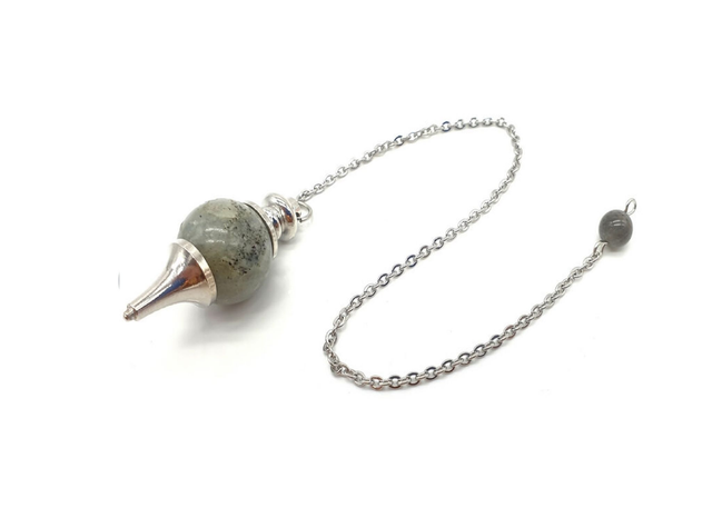 Pendule Labradorite ( Lithothérapie - Radiesthésie)