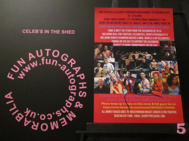 Nicole Faraday Authentic Autographed 7x5 Flyer (5)