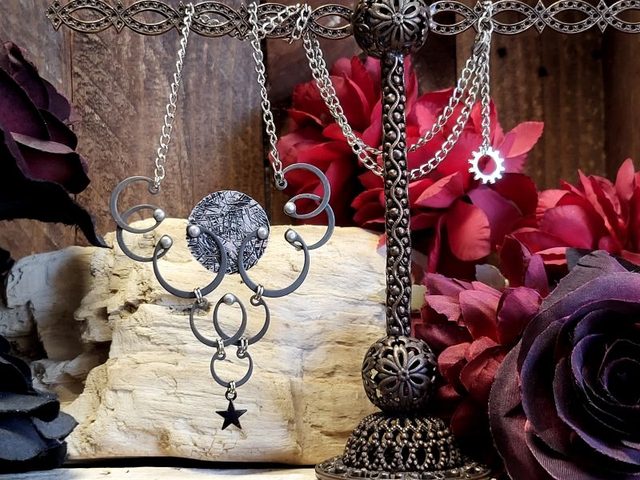 Collier Néo Circlips "Constellation Astrale"