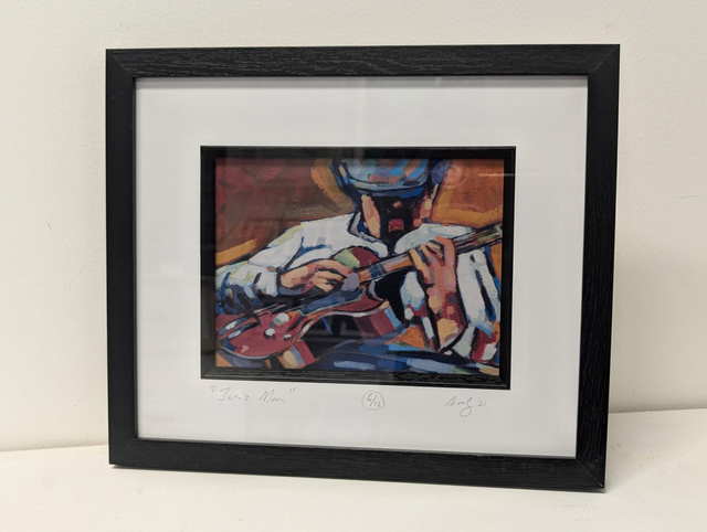 Limited Edition Framed Print - &#039;Jazz Man&#039;s by Aidan McGillion