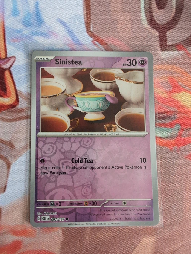 Sinistea reverse Holo OBF 097/197 Yuka Morii