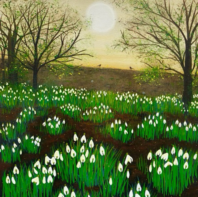 Snowdrops at Kingston Lacy. PRINT