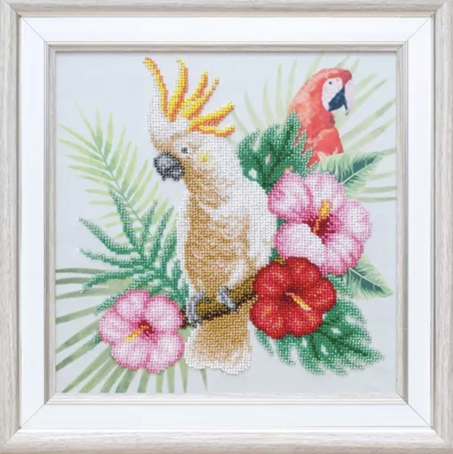VDV Cockatoo Beaded Embroidery Kit