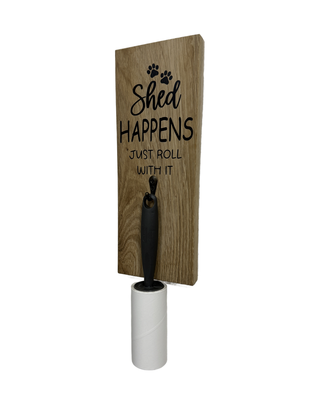 Shed Happens Oak Sign