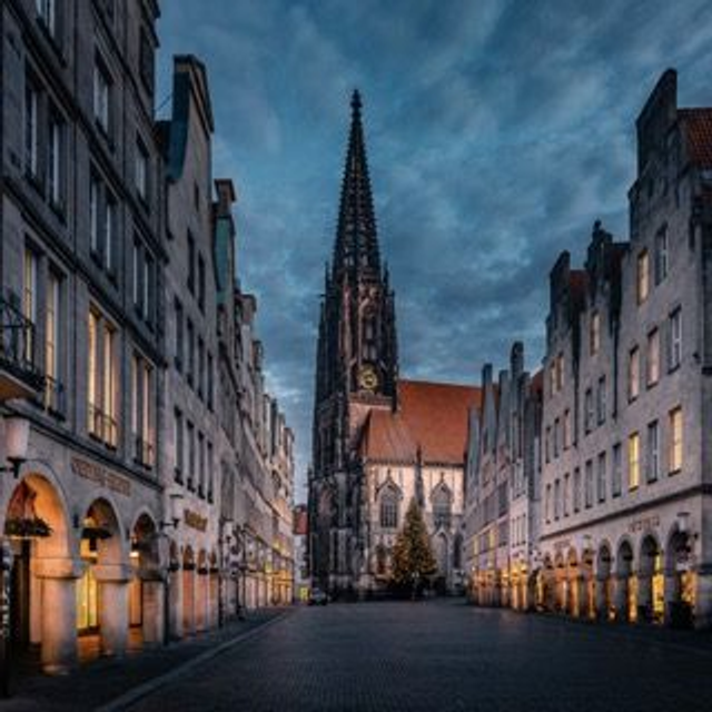 Prinzipalmarkt zur blauen Stunde