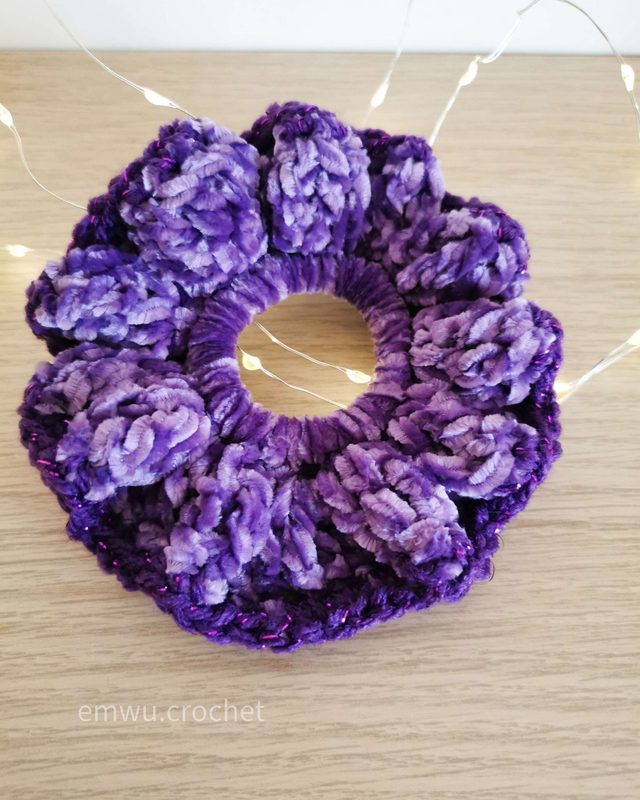 💗 Chouchou Self-Love - Violet et scintillant