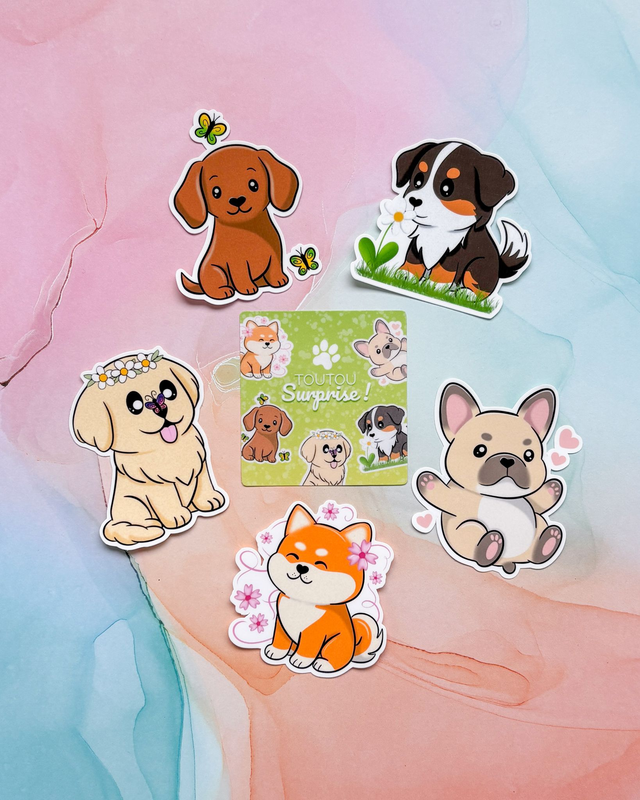 Sticker Toutou Surprise