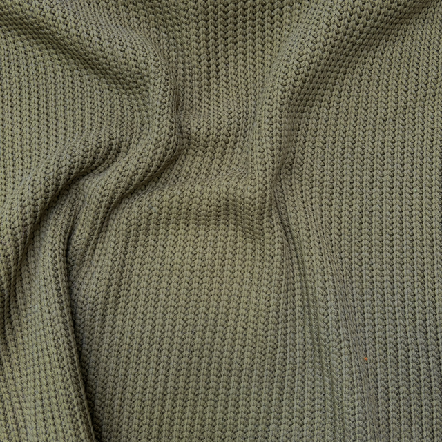 Khaki Green Cotton Knit
