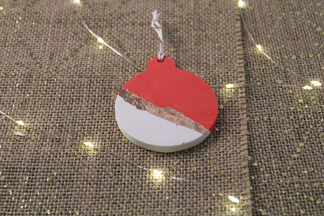 Les suspension boule bicolore