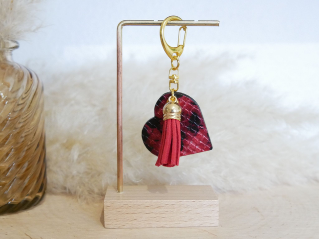 ÉLIO python rouge / noir