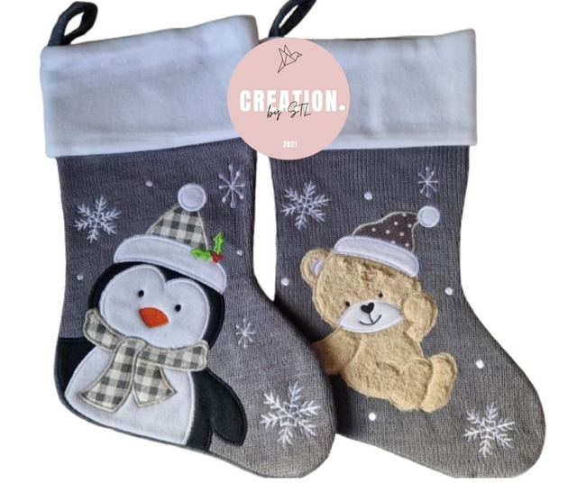 Chaussette de Noël - Prénom à personnaliser