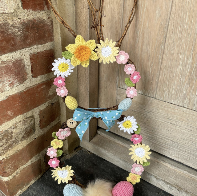 Bunny Easter wreath 