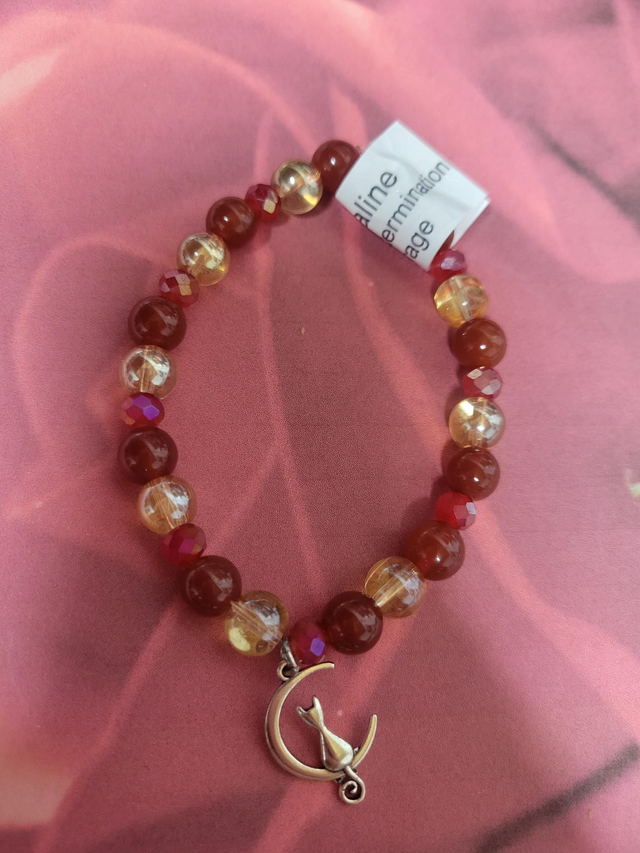 Bracelet pierre Cornaline