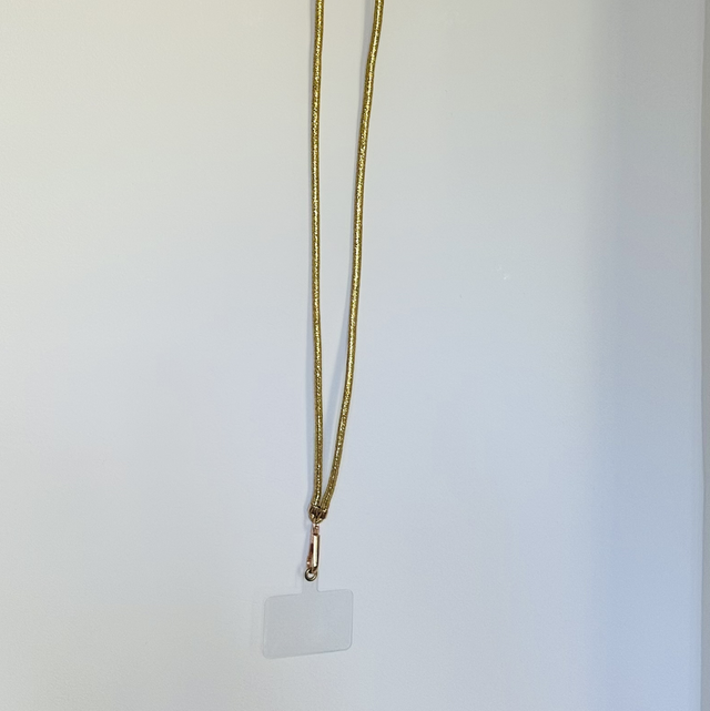 Lange Telefoonkoort goud