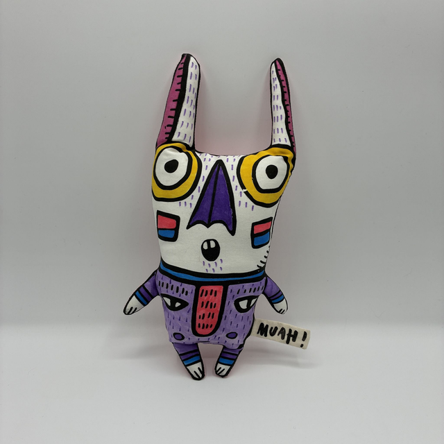 Stoffkumpel (mittel/lila)