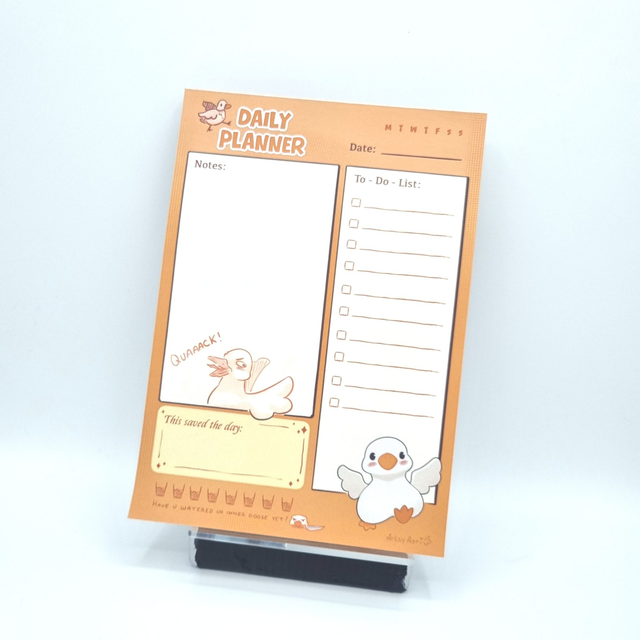 Daily Planner Goose A5  | NOTEPAD