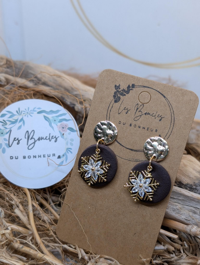 Boucles d'oreilles Noël no107