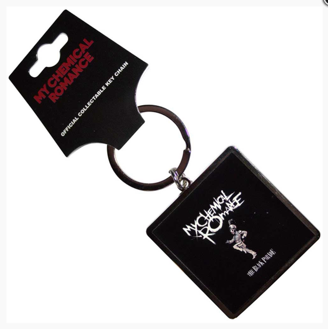MY CHEMICAL ROMANCE KEYCHAIN: THE BLACK PARADE ALBUM COVER