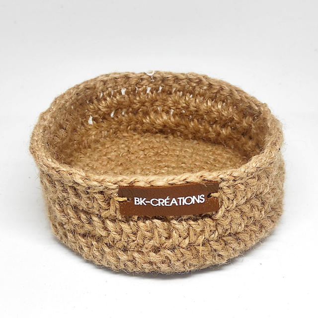 Vide poche minimaliste Moyen - jute