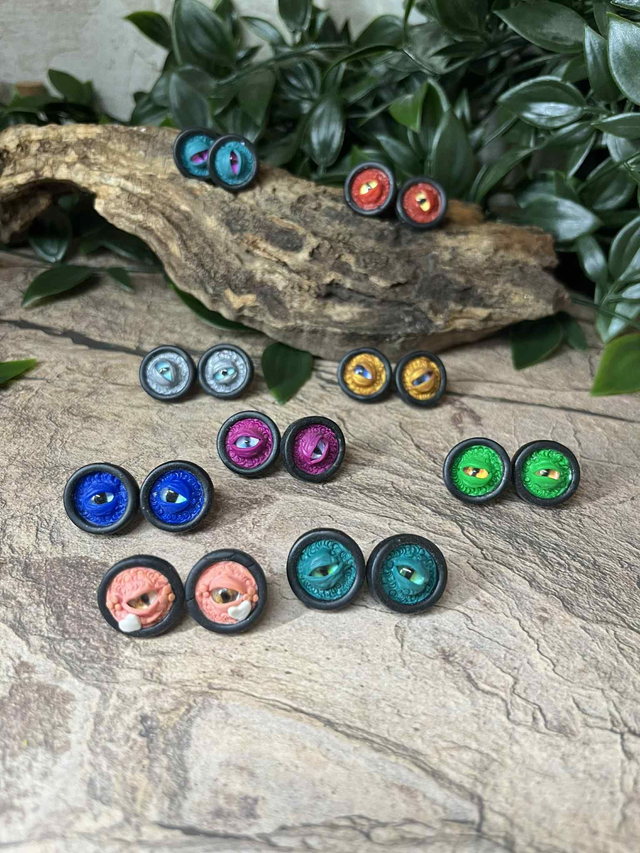 Puces d'oreilles Oeil de Dragon