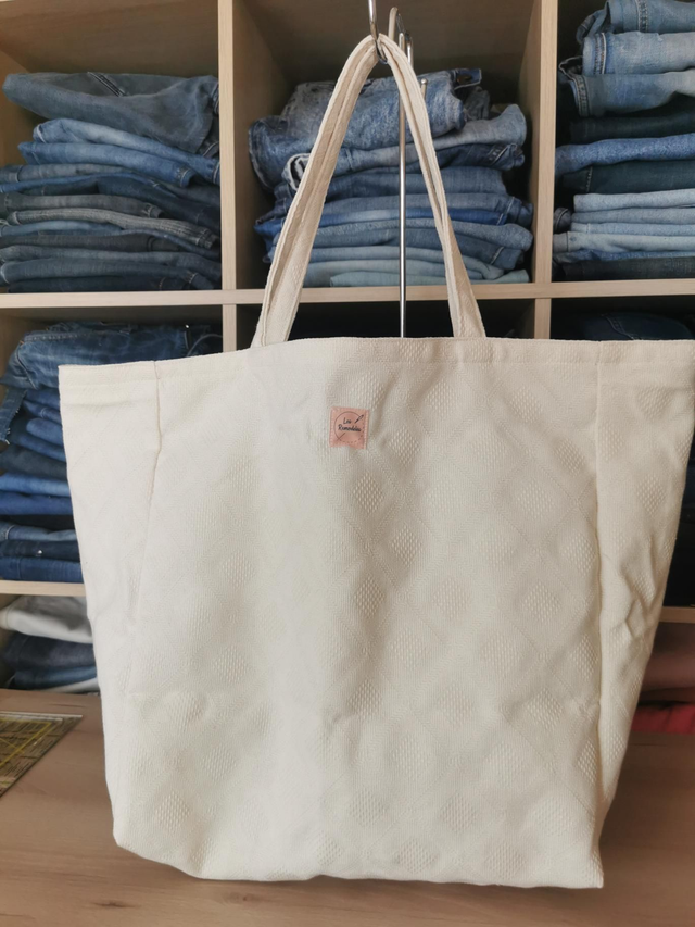 Sac en toile à matelas surcyclée - format Cabas 