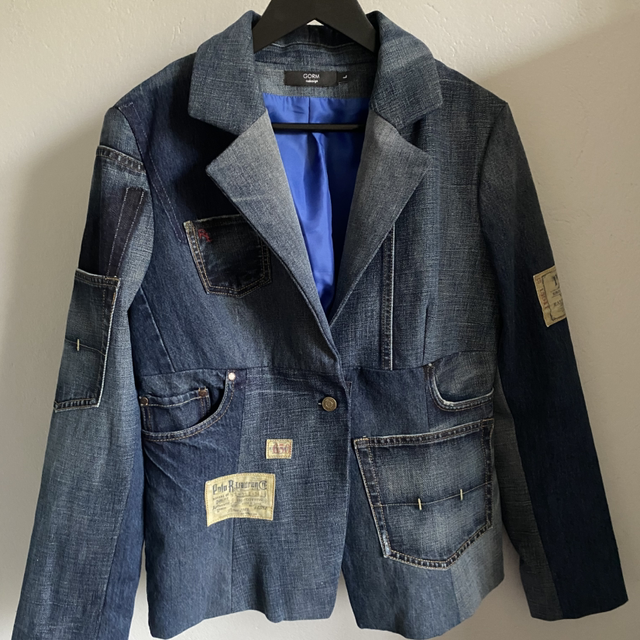 Veste en jean recyclé 