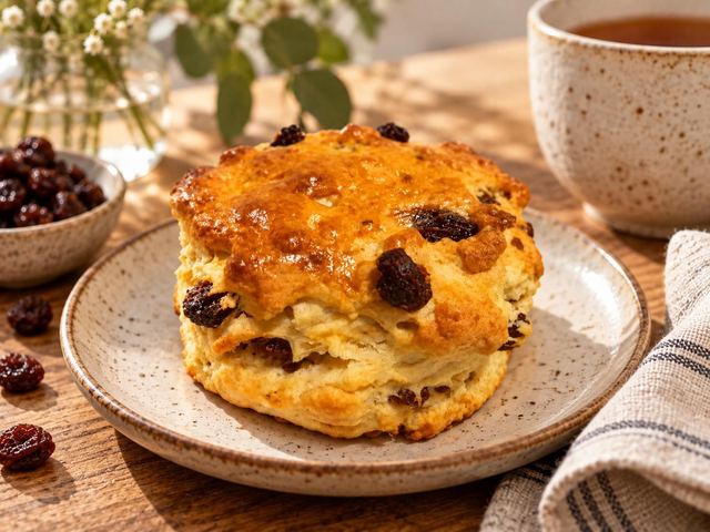 English Scone met rozijnen 
