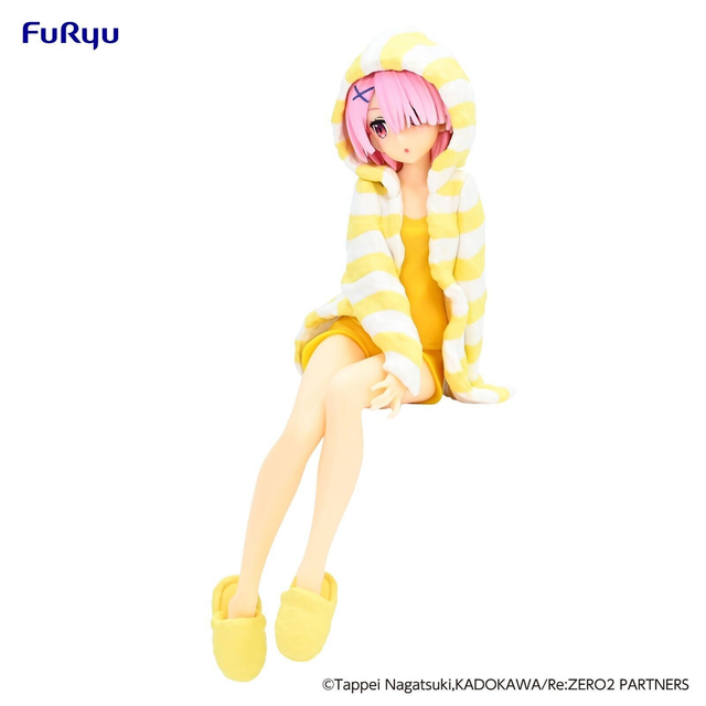 Re:Zero: RAM Room Wear (Yellow) Noodle Stopper Figure