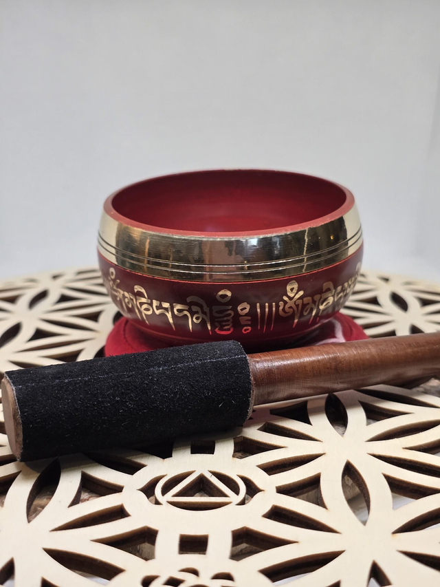 Bol chantant Tibétain Chakra racine 8 cm 