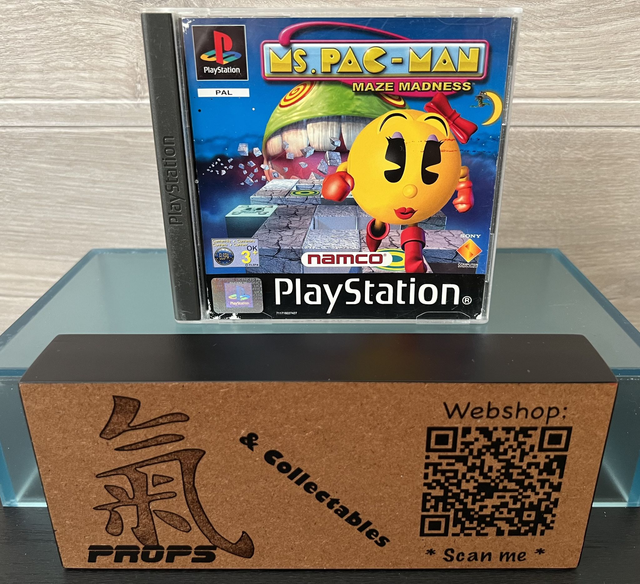 Sony Playstation 1 game : Ms. Pac-Man: Maze Madness * Complete * PS1