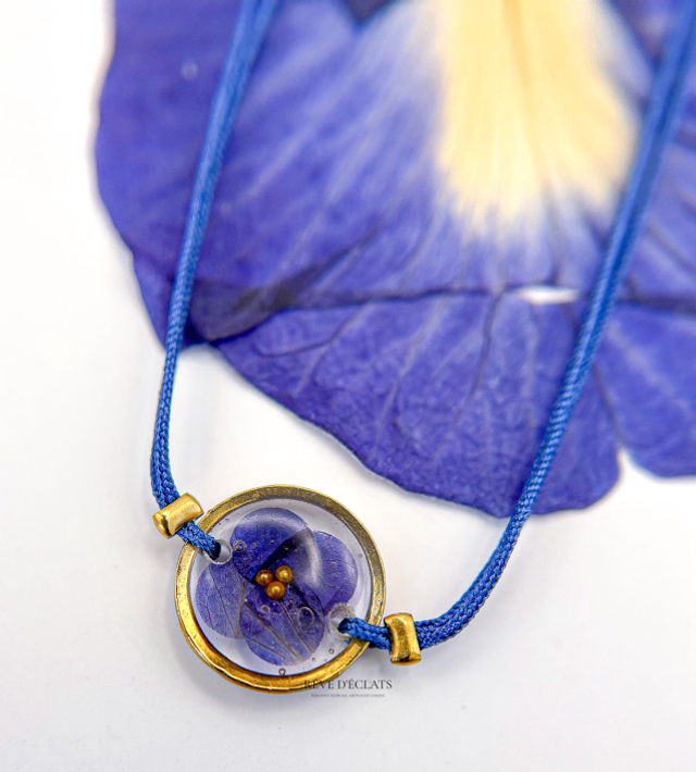 Bracelet - Fleur de clitoria
