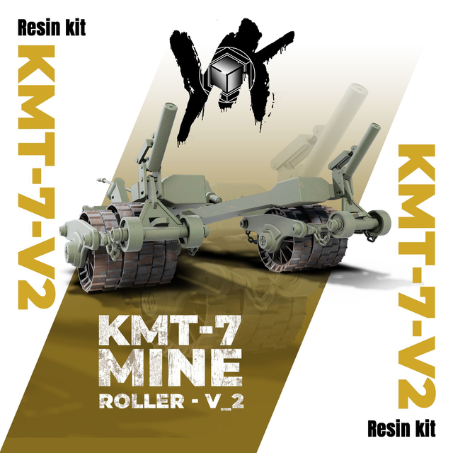 YK 3D Home - 1/35 KMT-7-V2 Mine Roller
