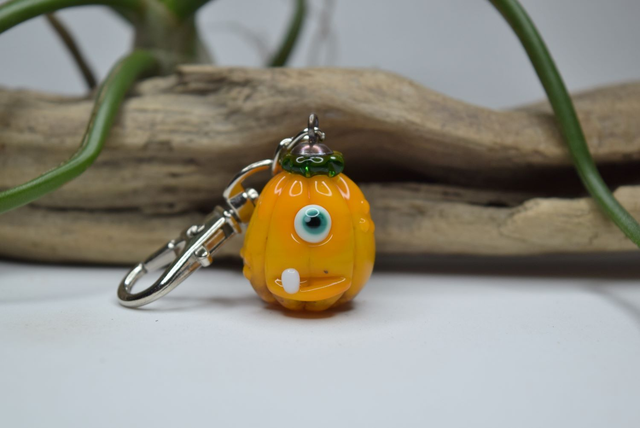 PORTE CLÉ CITROUILLE CYCLOPE